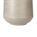 Statement Distressed Gold Metal Vase
