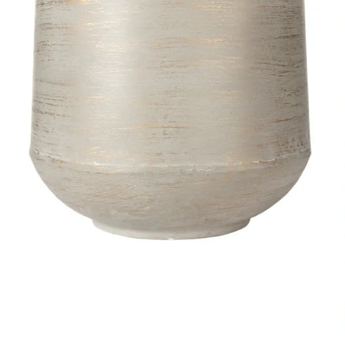 Statement Distressed Gold Metal Vase