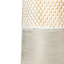 Statement Distressed Gold Metal Vase