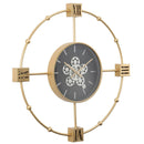 Tiffany Gold Industrial Gear Clock 98cm