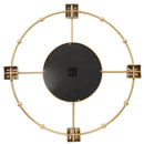 Tiffany Gold Industrial Gear Clock 98cm