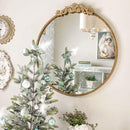 Vintage Baroque Gold Round Mirror 60cm