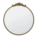 Vintage Baroque Gold Round Mirror 60cm