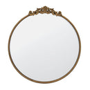 Vintage Baroque Gold Round Mirror 60cm