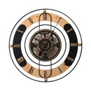 Vintage Country Industrial Gear Clock 90cm
