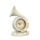 Vintage Cream Trumpet Table Clock 24cm