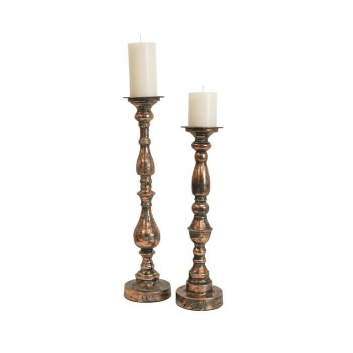 Vintage Style Rustic Gold Statement Holder