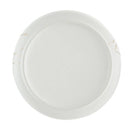 Wabi-Sabi Ceramic Round Bowl White/Gold