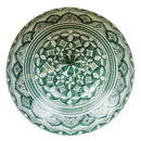 Zara Hunter Green White Ceramic Temple Jar