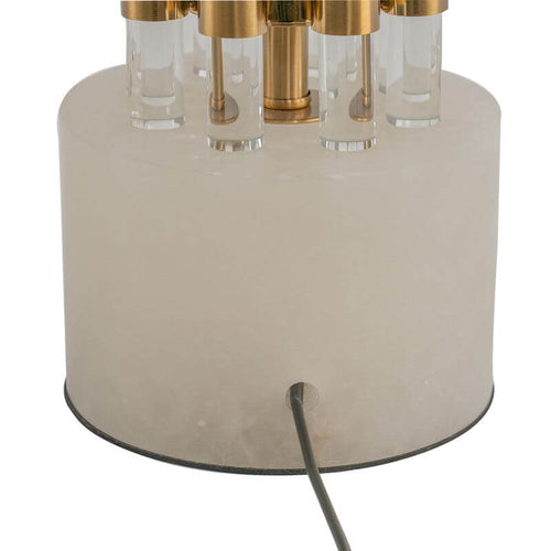 Abbey Table Lamp Modern Brass/Marble - 70cm Luxury Co