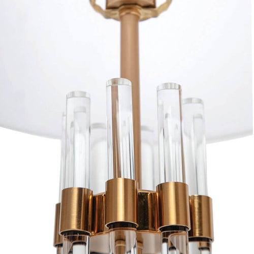 Abbey Table Lamp Modern Brass/Marble - 70cm Luxury Co