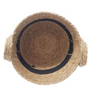 Andrew Striped Storage Hamper - Black/Natural Luxury Co