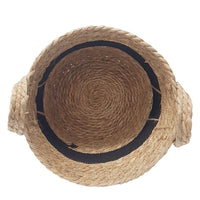 Andrew Striped Storage Hamper - Black/Natural Luxury Co
