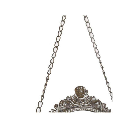 Antique Rustic Gold Round Hanging Mirror 40cmH Luxury Co