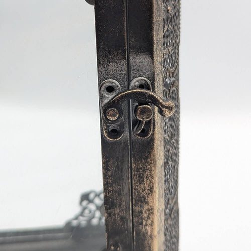 Arabesque Lantern Aged Rustic Gold Candle Holder Luxury Co