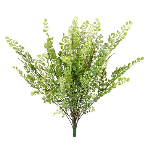 Artificial Fern Maiden Hair Realistic Faux Green 55cm Luxury Co