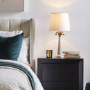 Beverly Coastal Table Lamp Antique Silver - 63cm Luxury Co