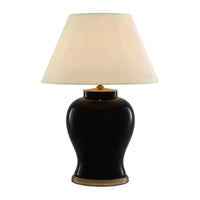 Modern Black Ceramic Table Lamp Luxury Co