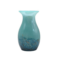 Blue Green Ocean Blown Art Glass Vase Luxury Co
