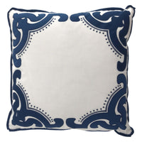 Bronte Navy Velvet Cushion Cover 55x55 cm Luxury Co