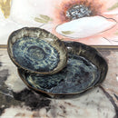 Belia Stoneware Platter Large Brown Platter Distinctive Finish