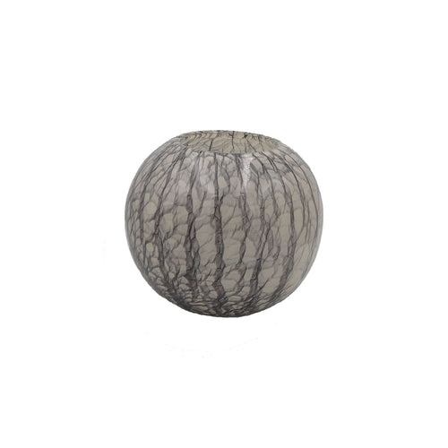 Artisan Crackle Finish Vase Grey BeigeLuxury Covases
