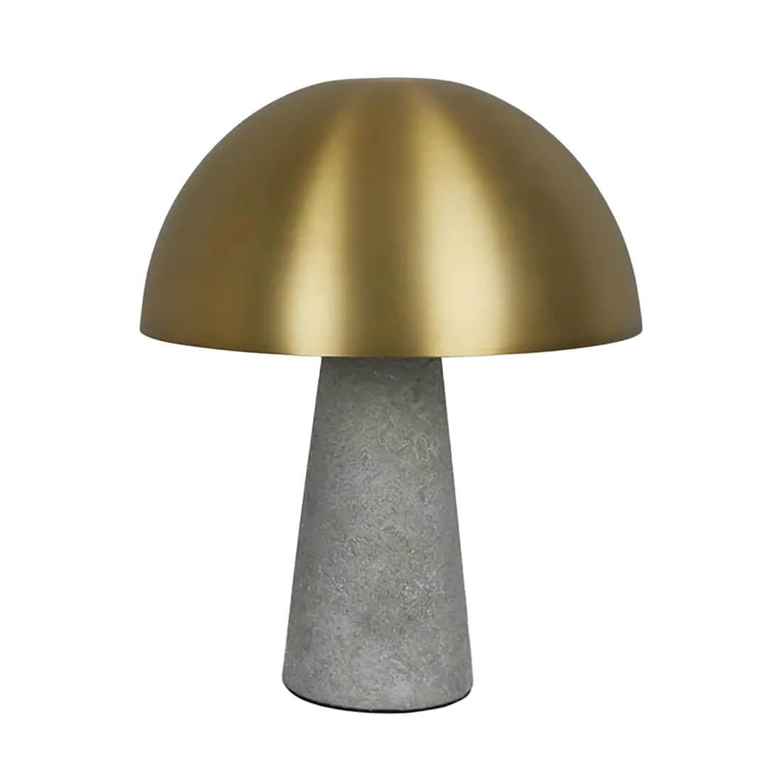 Antique Brass & Concrete Table Lamp