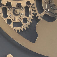 Eli industrial Gear Moving Wall Clock - 58cm Luxury Co