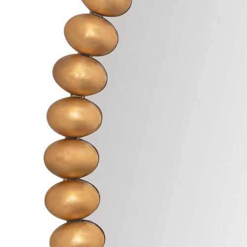 Esme Large Round Wall Mirror Gold Leaf Luxury Co