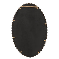 Esme Oval Vintage Wall Mirror Gold Leaf - 76cm Luxury Co