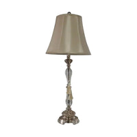 Felicienne Champagne Table Lamp w/Cream Shade Luxury Co