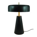 Flat Mushroom Lamp Light Stand Black/Gold - Luxury Co