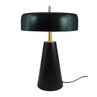 Flat Mushroom Lamp Light Stand Black/Gold - Luxury Co