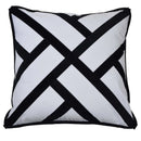 Fremantle Velvet Black Cushion Cover 55x55 cm Luxury Co