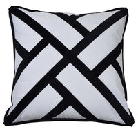 Fremantle Velvet Black Cushion Cover 55x55 cm Luxury Co