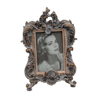 French Baroque Photo Frame - Vintage Gold & Grey Luxury Co
