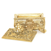 French Country Rustic Gold Jewellery Box 24cm Luxury Co
