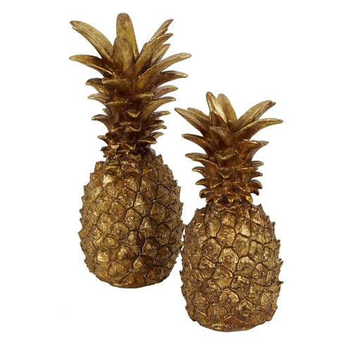 Golden Decorative Pineapple Ornament Small Luxury Co