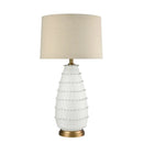 Grace White Table Lamp Modern Design Shade 76cm Luxury Co