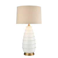 Grace White Table Lamp Modern Design Shade 76cm Luxury Co