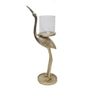 Hamlet Large Crane Pillar Holder - Gold Finish Luxury Co
