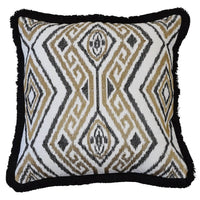 Ikat Woven Pillow Cushion Cover Blake Luxury Co