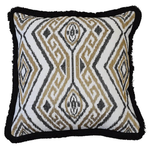 Ikat Woven Pillow Cushion Cover Blake Luxury Co