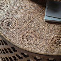 Jaipur Mango Wood Coffee Table - Natural 82cm Luxury Co