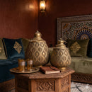 Medina Antique Gold Perforated Lanterns pair