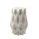 Lara Modern White 3D Ceramic Vase Large Luxury Co