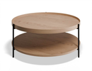 Layer Round Coffee Table - Natural 90cm Luxury Co