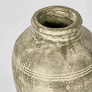 Leo Tall Grey Terracotta Urn Elegant Decorative Accent Luxury Co