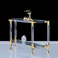 Luxury Lucite Acrylic Console Table