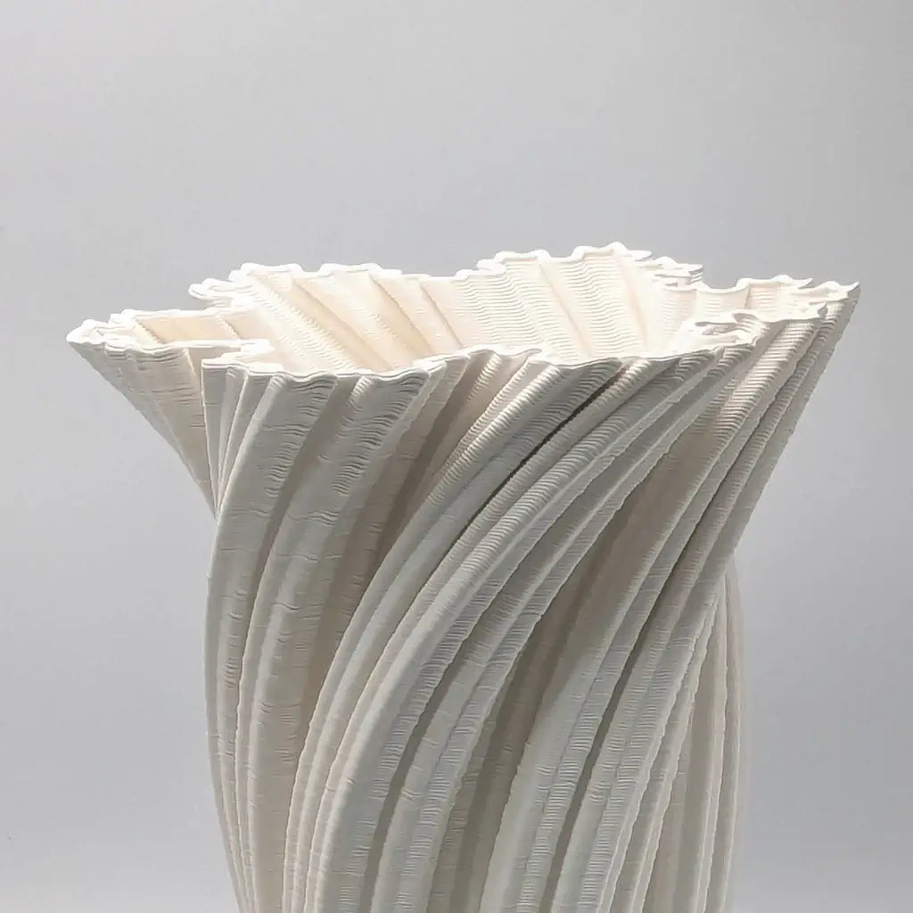 Ornamental 3D Printed Ceramic Vase, Luxury Co